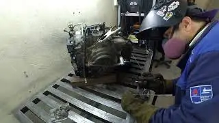 Сварка наплавка посадочного отверстия маслопровода акпп