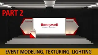 EVENT STAGE DESIGN TEXTURING PART 2 IN 3DS MAX VRAY #3dsmax #3dscreation #3d #learning #vray