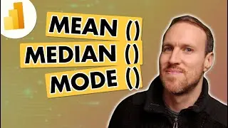 How to Calculate Mean, Median & Mode in Power BI using DAX | Statistics: Central Tendency