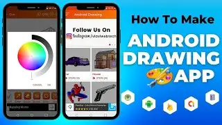 With Source Code |How to Make a Drawing App and Painting App In Android Studio
