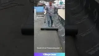 Oddly Satisfying Roof Waterproofing with FIRE! Torch-On ASMR & Melting Action! 