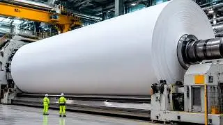 How Paper is Made: From Giant Logs to 2 Billion Sheets a Day