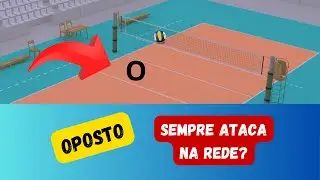 Oposto Sempre pode Atacar na Rede no Voleibol? #voleibol