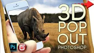 🔴 Como Hacer EFECTO 3D en PHOTOSHOP cs6 | Pop Out 3D ⭐⭐⭐⭐⭐