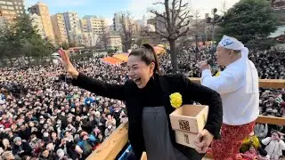 Asakusa Japan 2024年浅草寺文化芸能人節分会