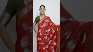viscous golden zari border lightweight saree available DM on this WhatsApp number  9404041966
