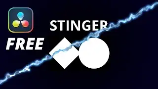 Free Stinger Logo Transitions für Davinci Resolve