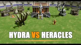 Heracles vs Hydra - Age of Mythology: Retold