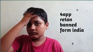 Four app retan banned form india 😭//tech prince//