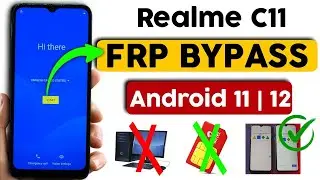 Realme c11 RMX2185 Android 10 11 FRP BYPASS Without Pc Easy Method 2024