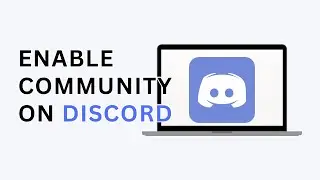 How To Enable Community Settings On Discord