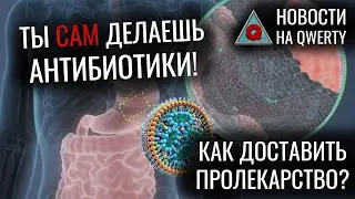 Антибиотики из человека. Наночастицы и пролекарства. Звук и электроны и др. Новости QWERTY №193