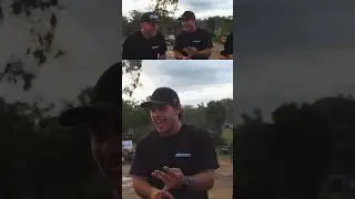 Ash racing against Macca, who’s going to win GQ or the 79! #landcruiser #patrol #dragrace