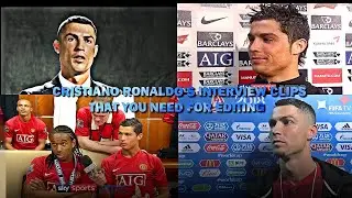 Cristiano Ronaldo's Interview Clips That You Need For Editing😍[Free Clips]
