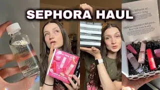 SEPHORA HAUL | Things I got for FREE (sort of), birthday presents, skincare unboxing