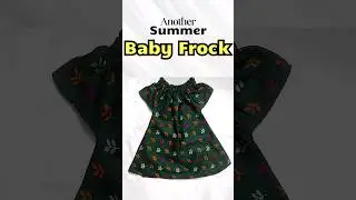 Beautiful Elastic Yoke Baby Frock #shorts #babyfrockdesigns #babyfrock