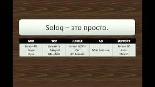 Как подняться в SoloQ 2. Мини Тир-Лист.