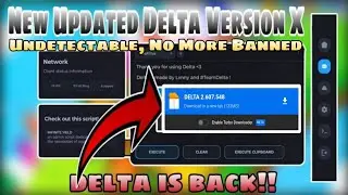 Delta Mobile Roblox Executor New Update Released 2024 | Less Crash, No Lags | Best Mobile Executor