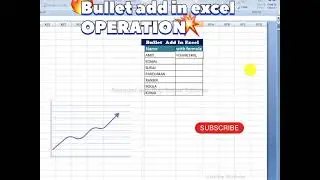 Bullet Show In #mexcel 😃👍 #2023 || excel Formula tricks 😎 #2023shorts #excelgurugyan