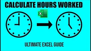 Excel Time Tracking: Calculate Total Hours Worked from Clock-In and Clock-Out Times