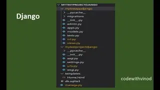01 Django File Structure Overview