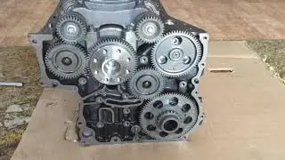 MV engine OM 651 timing marks