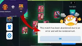 Efootball Pes Mobile 2021 | 😡How to Null Match ?😡