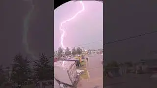 Lightning strike at Lenawee County fairgrounds