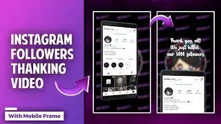 Instagram Followers Thanking Video | Alight Motion Tutorial | Followers special Video 🔥