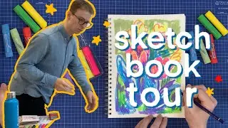 Let’s start a new sketchbook! | sketchbook tour + drawing