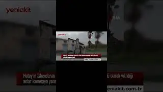 Hatay'ın İskenderun ilçesinde 15 katlı binanın kontrollü olarak yıkıldığı anlar kameraya yansıdı.