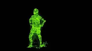 Abstract Wire Effect  Green screen effects!