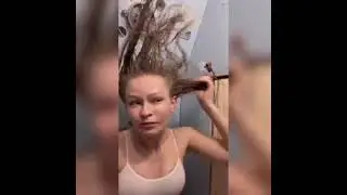Юлия Пересильд показала как моют голову в космосе