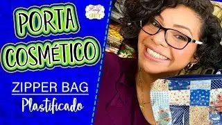 How to sew a ZIPPER POUCH using fabric and vinyl | QUICK and EASY SEWING PROJECT