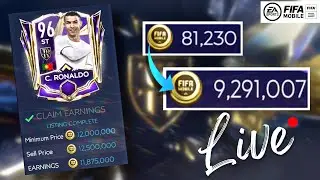 Making Coins, Gameplay LIVE in FIFA Mobile 21 !!