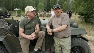 Александр Школьник на съемочной площадке фильма 
