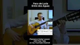 Entre dos Aguas - Paco de Lucia (Part 1) #flamencoguitar #entredosaguas #pacodelucia #guitar