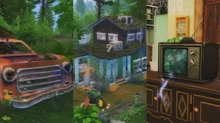 Хижина оборотня 🐺 | the Sims 4 | speedbuild 🪢