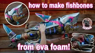 how to make jinx's fishbones from arcane league of legends almost completely out of eva foam! diy