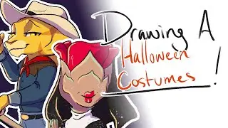 Dressing up our characters for Halloween! 
