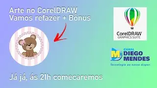 COREL DRAW AO VIVO - ARTE PARA IMPRESSÃO DIGITAL E VALOR DE QUANTO COBRAR