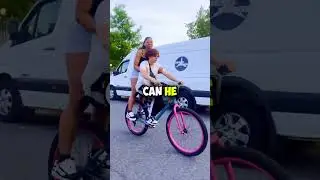Can YOU Wheelie With A Girl?! #shorts #bikelife #wheelie