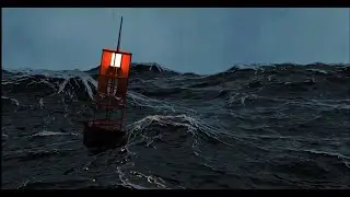 stormy ocean at night (blender)