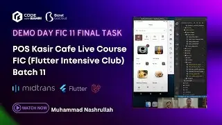 Demo 1 Aplikasi POS Kasir Cafe Final Task Flutter Intensive Club Batch 11 - M Nasrullah
