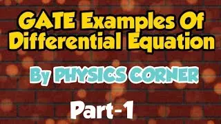 GATE Examples Of Differential Equation