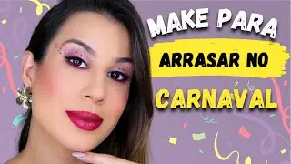 MUITO FÁCIL | Maquiagem de Carnaval Simples 2023 🎉