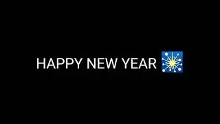 Happy new year 🎇 💗