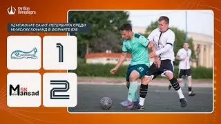 Чемпионат СПб по футболу 8х8 | 8 тур | СК Волна - ФК Мансад 1:2