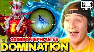 DOMINATING WITH NEW CRIMSON ULTIMATE 🔥 PUBG MOBILE