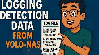 Logging Detection Data from YOLO-NAS | Labels, Scores & Timestamps Captured!